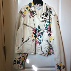 NWT, faux leathwe jacket